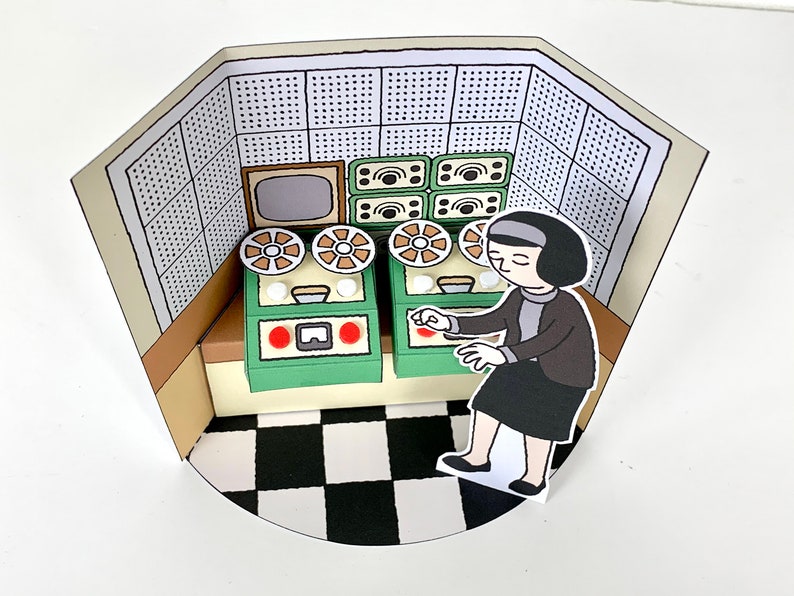 Delia Derbyshire D.I.Y Diorama Radiophonic Workshop Doctor Who theme Electronic Pioneer image 2