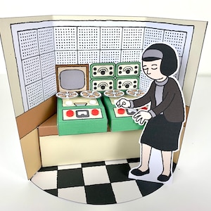 Delia Derbyshire D.I.Y Diorama Radiophonic Workshop Doctor Who theme Electronic Pioneer image 1