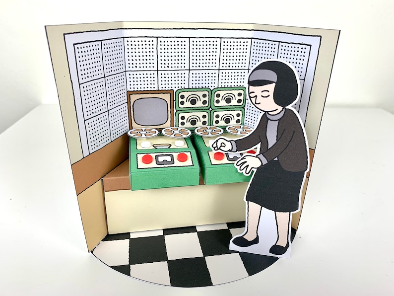 Delia Derbyshire D.I.Y Diorama Radiophonic Workshop Doctor Who theme Electronic Pioneer image 1