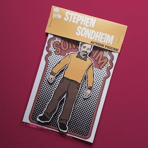 Stephen Sondheim kartongfigurdekoration
