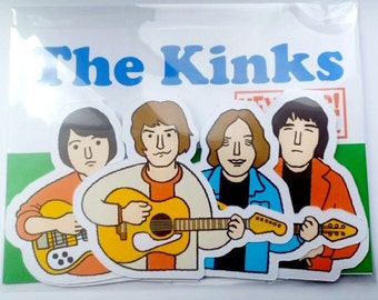 The Kinks  Stand up card set / Garland