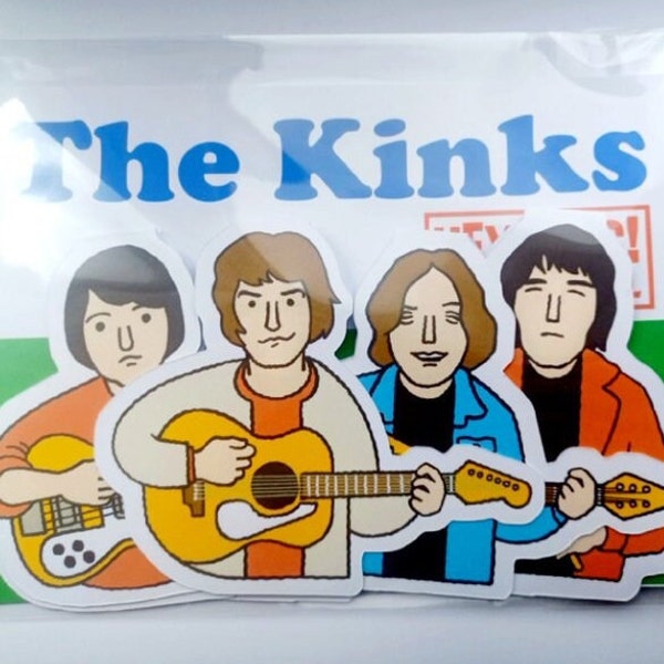 The Kinks  Stand up card set / Garland