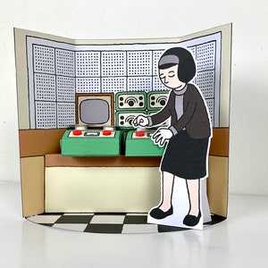 Delia Derbyshire D.I.Y Diorama Radiophonic Workshop Doctor Who theme Electronic Pioneer image 4