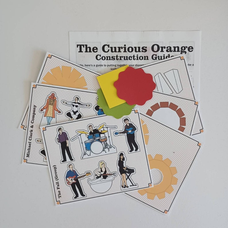 The Fall / Michael Clark Dance Co. 'I Am Curious Orange' Toy Theatre Diorama image 4