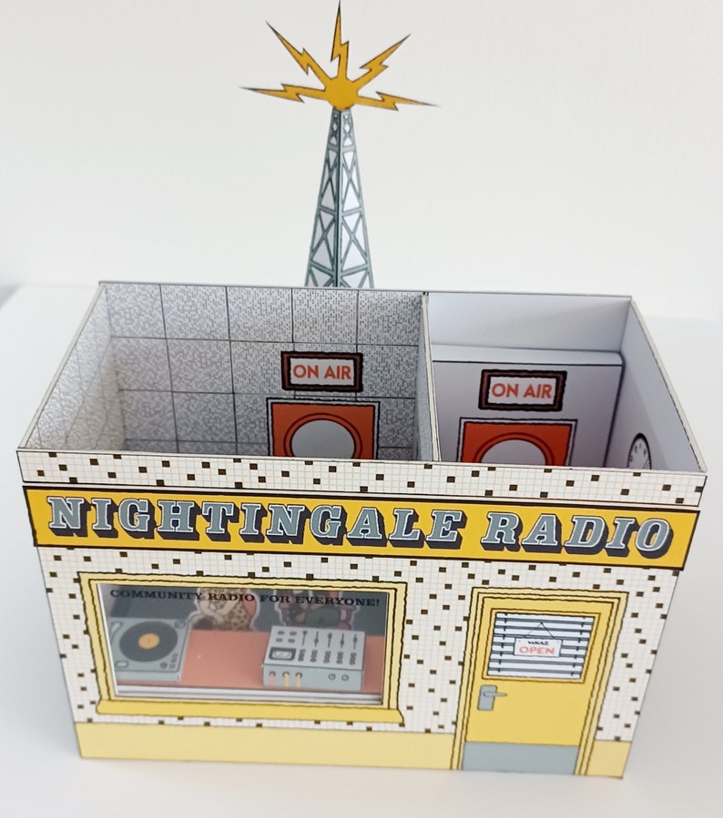 Build-Your-Own Model Radio Station Toy image 3