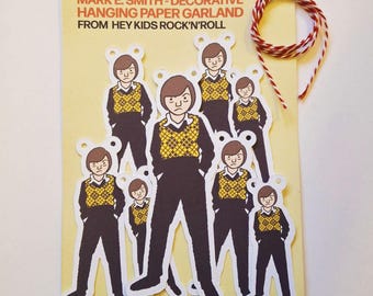 Mark E Smith (The Fall) Decorative Hanging Paper Bunting Set