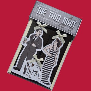 The Thin Man Nick & Nora Charles Card Decorations - William Powell Myrna Loy