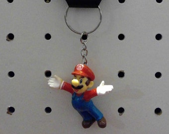 Super Mario Bros. Inspired Mario Keychain / Mario Kart / Mario Party / Video Game / Arcade / Nintendo / NES /  Retro / Rainbow Road / Goomba