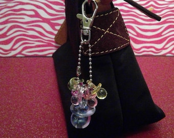 90's Trendy Pacifier theme Bag Charms / Purse Clips / Blue Pastel Multi-Color / Rave /  Party / Throwback Theme / Toys / Favors / Baby