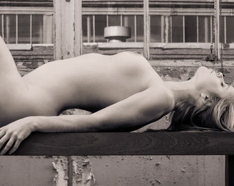 Elevated 3/6- Limited edition fine art nude photograph black and white