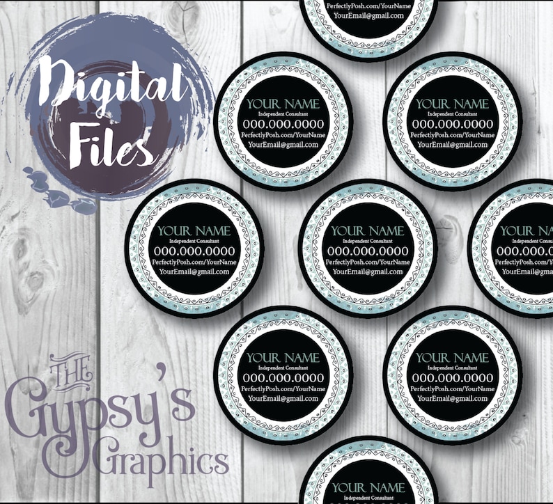 **Instant Download** Sample Labels Perfectly Posh Circular Sample Labels Direct Sales Direct Marketing Sunset Dream