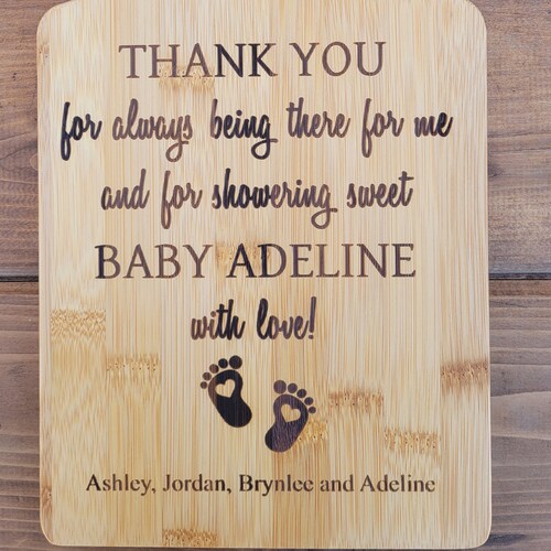 Babyshower Hostess Thank You Gifts for Babyshower Host Thank Etsy