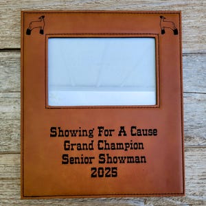 Livestock Show Award Custom Picture Frame County Fair Award  State Fair Livestock Show Award Livestock Exhibit Award Stock Show Award