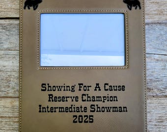 Premio per la mostra del bestiame, cornice per foto personalizzata, premi della fiera della contea, premio per la mostra del bestiame della fiera statale, premi per la mostra del bestiame, premio per la mostra del bestiame