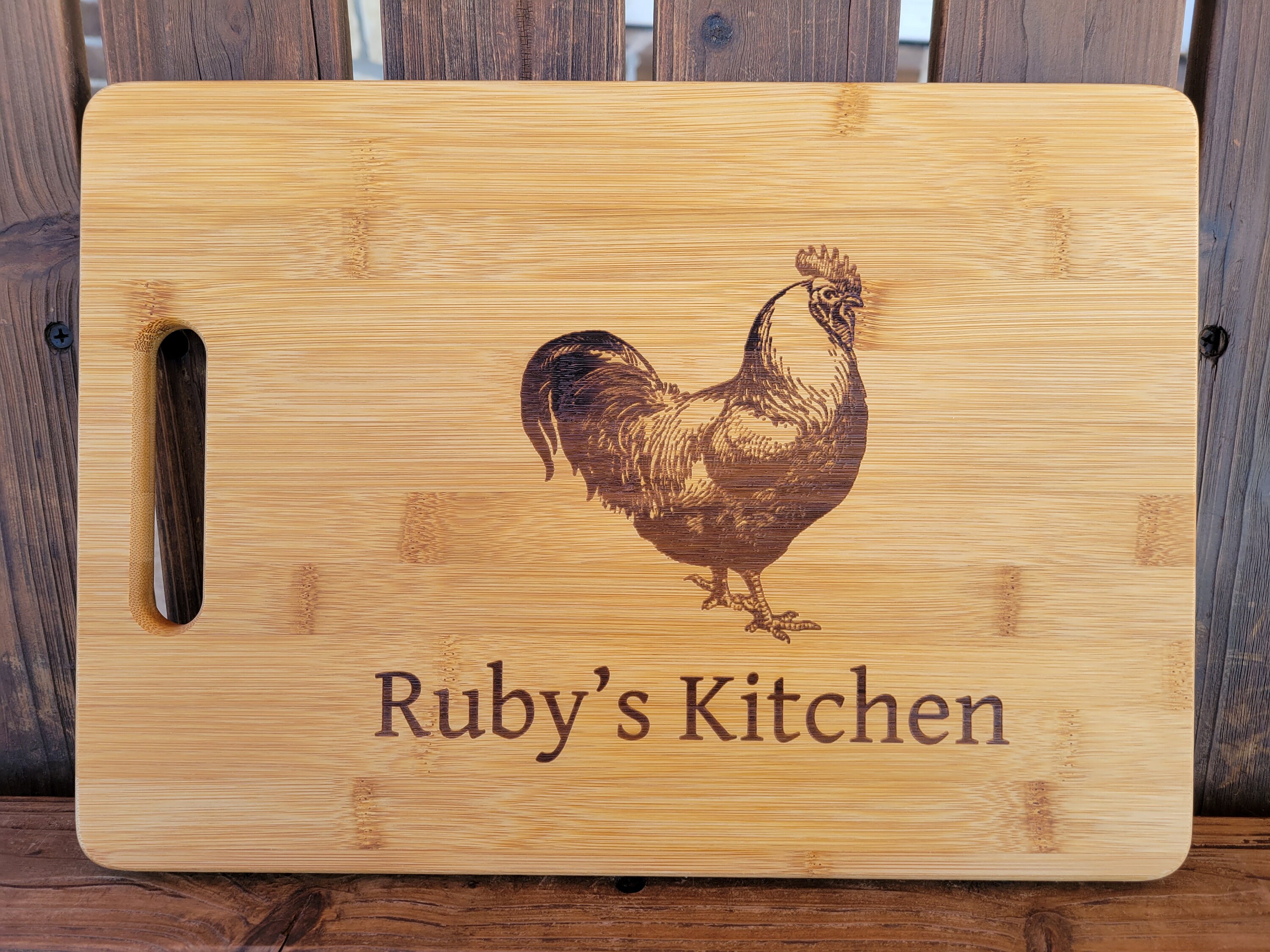 Cutting board - Rooster