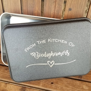 Gift for Mom, personalized 13x9 aluminum cake pan personalized, Happiness is Homemade cake pan, Grandma&#39;s recipe cake pan, Christmas gift