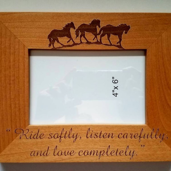 Horse Picture Frame Etsy