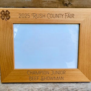 Livestock Show Award Showmanship Award Stock Show Award County Fair Award Expo Award Exhibitor Awards Custom Picture Frame