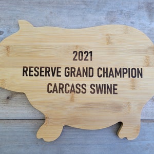 Thank you Gift, 4-H Gift to supporters, 4-H Gift, Buyer Gift, Personalized Cutting Board, Show Gift, Appreciation Gift 4-H Career Gift