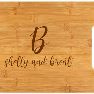 Personalized Cutting Board - Engraved Cutting Board, Custom Cutting Board, Wedding Gift, Housewarming Gift, Anniversary Gift, Engagement