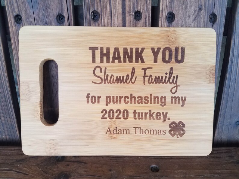 4H Thank you Gift 4H Livestock buyer Gift 4H Gift Buyer Etsy