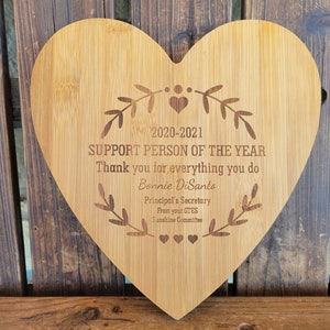 Secretary Gift, Support Person of the year Gift, Thank you Gift, Employee Gift, Helper Gift, Personalized Cutting Board