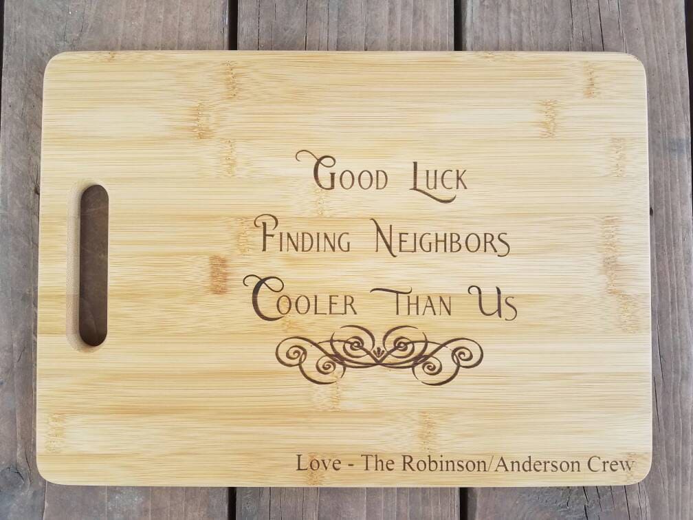 To My Neighbor Wood Plaque, Thank You for Being Great Neighbors, Plaque  with Wooden Stand, Meaningful Wood Sign Plaque Gift, Neighbor Friend  Gifts-We