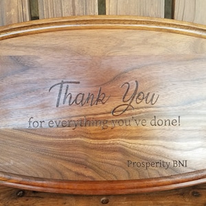 Thank you Gift Thank You for everything you've done Personalized Cutting Board Employee Gift, Nurse Gift, Caretaker Gift, Appreciation Gift