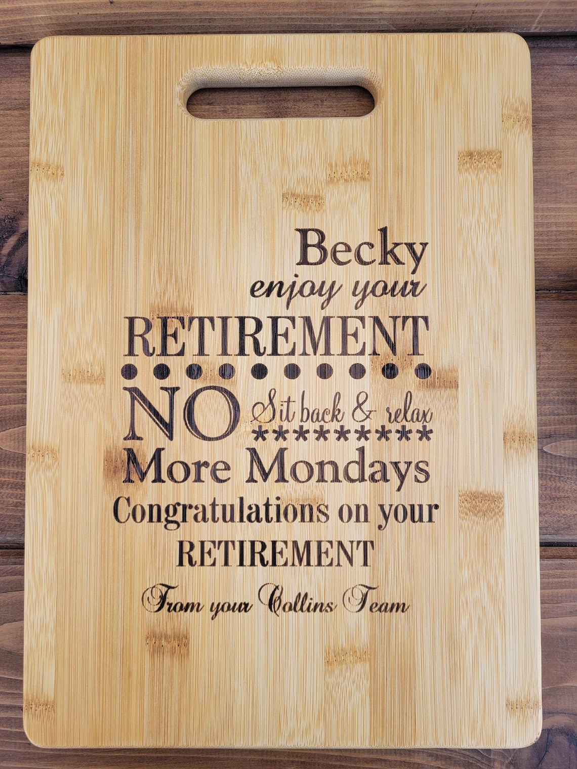 Retirement Gift Employee Retirement Gift Thank you for your Etsy