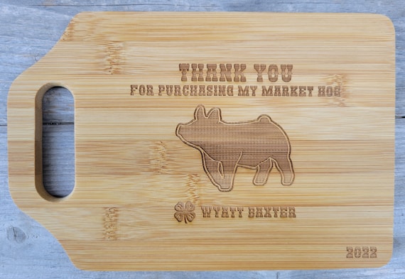 Pig Silhouette Market Note Block Pig Silhouette Market Note Block