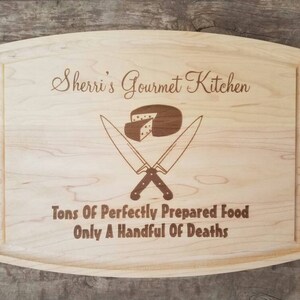 Christmas Gift Idea, Birthday Gift Idea, Mother&#39;s Day Gift, Grandma Gift, Chef Gift, Bakers Gift, Cook Gift, Personalized Cutting Board Gift