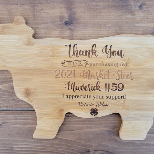 4H Livestock Buyer Gift Etsy