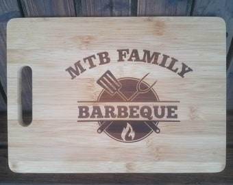 Father’s Day Gift | Grill Master Cutting Board Carving Board | Engraved Cutting Board | BBQ Cutting Board | Dad Gift | Grooms Gift