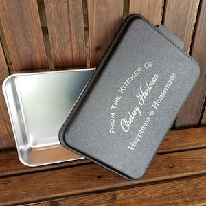 Personalisierte Kuchen Pfannen, Kuchenpfanne, 9 x 13 gravierte Pfanne, Name graviert Pfanne, benutzerdefinierte Kuchen Pfanne, Küche Geschenk Pfanne, persönliche Hochzeit Jahrestagsgeschenk