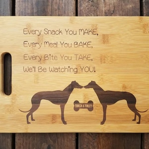 Gift for Dog Owner, Gift for Animal Lover, Dog Gift, Dog Kitchen Gift, Gift for Pet Sitter, Dog Gift, Personalized Cutting Board