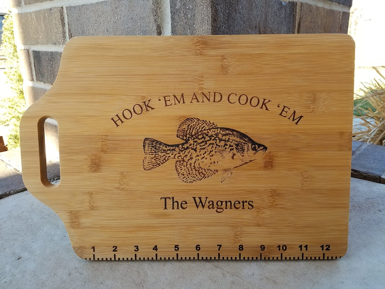 Fisherman Gift Personalized Hook Em' and Cook Em' Etsy