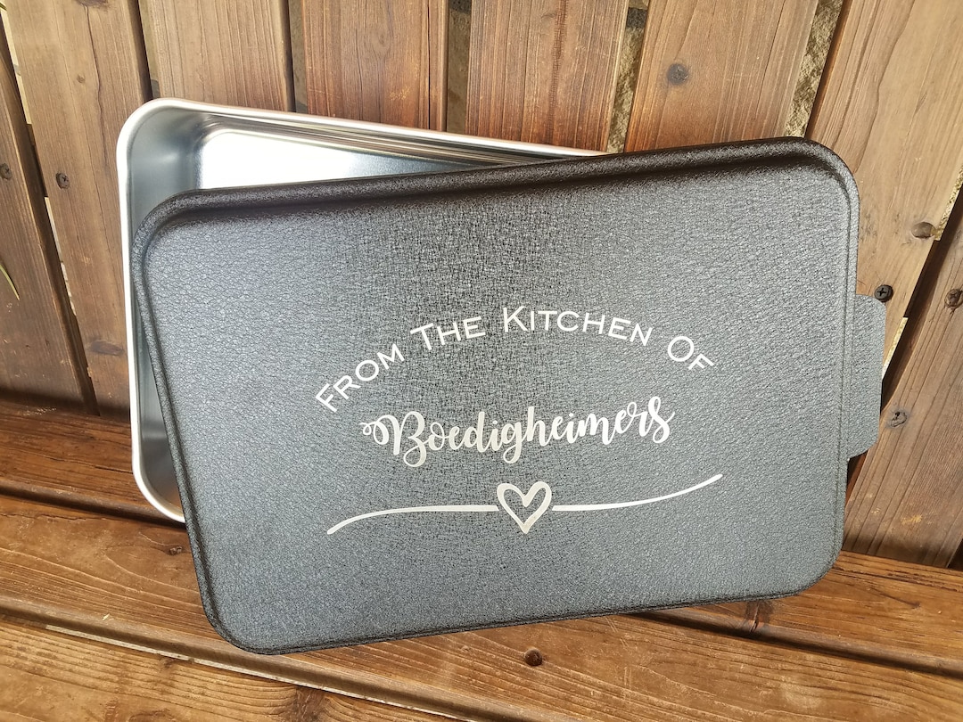 Personalized Cake Pans, Cake Pan, 9x13 Engraved Pan, Name Engraved Pan
