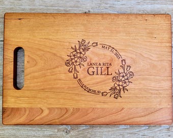 Wedding Cutting Board Cutting Board Gift Wedding Gift Personalized Cutting Board for Couple Wedding Gift Ideas Customized Cutting Boards