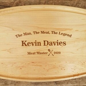 Personalized cutting board Engraved cutting board wood cutting board Personalized gift for dad guys who grill birthday Christmas gift him