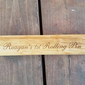 Bakers Gift Personalized Wood Rolling Pin