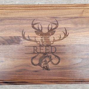 Outfitters Gift Hunting Gift Fishing Gift Deer Hunting Gift Gift for Dad Father&#39;s Day Gift Gift for Hunting Guide Personalized Cutting Board