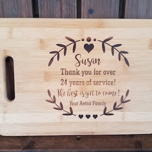 Retirement Gift The best is yet to come Personalized Cutting Board Retirement Employee Boss Company Friend School Retirement Gift
