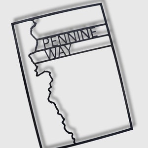 Pennine Way Stahlwanderweg Kunstwerk
