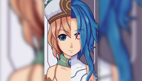 Hyperdimension Neptunia BlancWhite Pillow Case Blanc White Heart