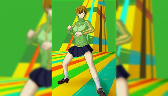 Persona 4 Chie Satonaka Print Etsy Hong Kong Persona 4 Chie Satonaka Print Etsy Hong Kong