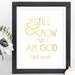 santonio88 reviewed Gold Foil Print, Be Still And Know That I Am God, Christian Art, Bible Verse Wall Art, Christian Wall Art, Scripture Wall Art, Poster Print