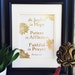 Ellen Grubb reviewed Be joyful in Hope Romans 12:12 Gold Art, Gold Foil Print, Bible Verse Wall Art