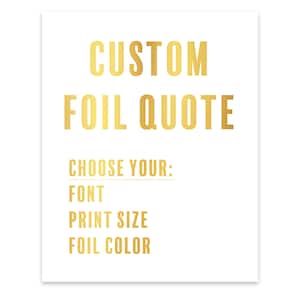 Citação de impressão em folha personalizada, impressão de pôster personalizada, placa de citação personalizada, decoração de casa, presente para ela, poema em folha de ouro rosa, citação em prata, arte em cobre