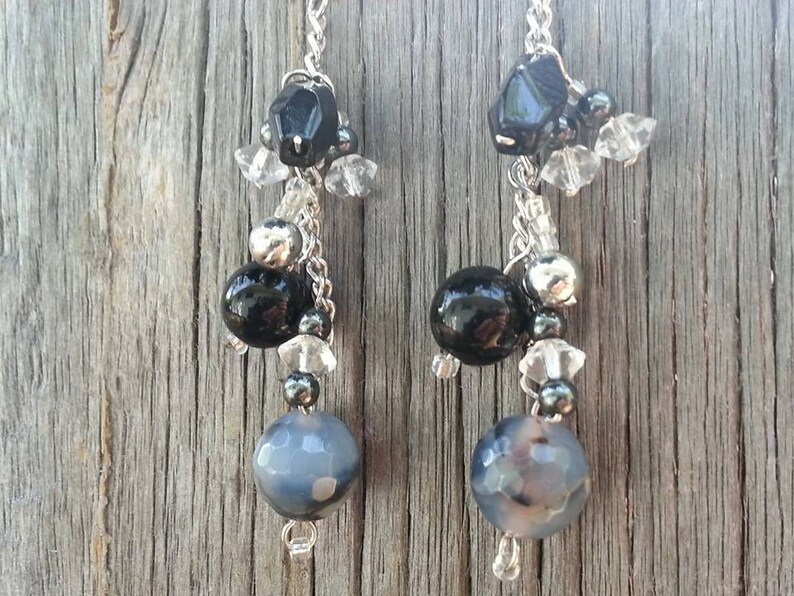 Handmade Dangle Earrings Made w/ Vintage Materials Etsy