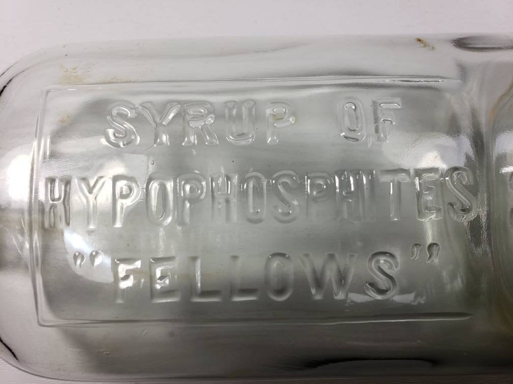 Antique Syrup of Hypophosphites Fellows Apothecary Collectible Etsy